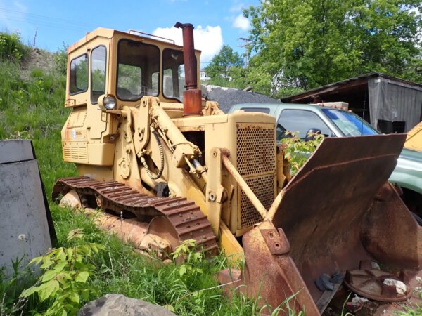 Bulldozer chargeur Caterpillar 955L avec godet-Année 1974 - Stock #S1268A/4931