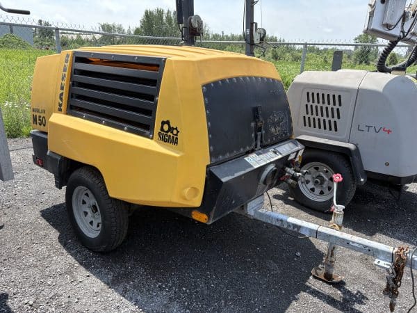 Compresseur à air mobile Kaeser 185CFM-Moteur diesel-1770HRS-Année:2018-Stock#E1223N/9645