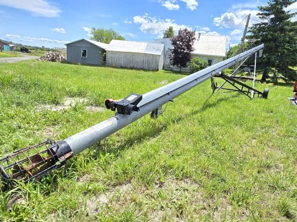 Vis à grain Westell  872 8po 72 po avec panier , galvanisé-Stock#d9778a