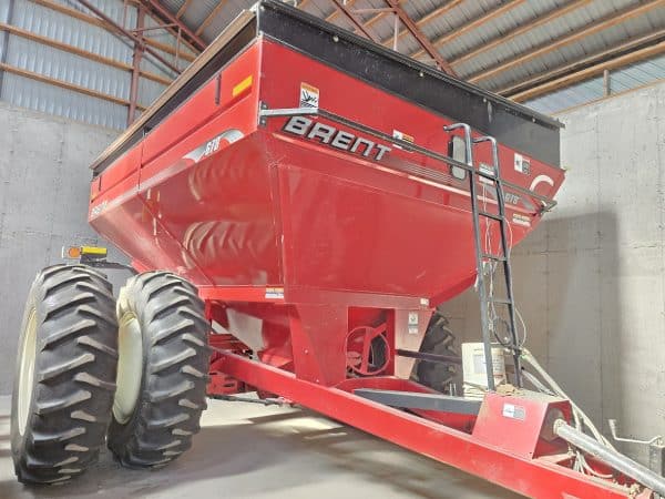 Grain Cart Brent 678 balance, toile, roue double 20.8r38 - Année:2012 - Stock#d9789c