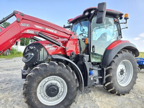 Tracteur Case Ih Verstrum CVX 130 ,loader, suspension avant (Garantie 6 ans)  -Année:2023 - 345hrs - Stock#d9813q