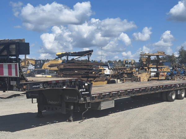 Remorque plateau surbaissé à essieux coulissants Deloupe- 3 essieux PNBV:120.000lbs-Année 2019-Stock#E1127V/8724