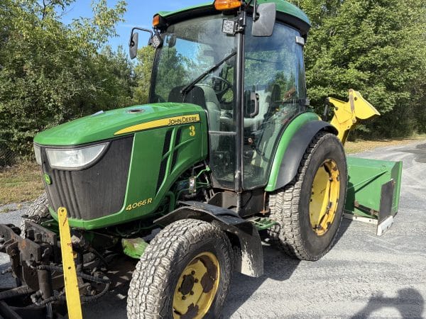 John Deere 4066r Tractor - Metal Pless Plow Blade - Snow Blower - Year: 2016 - 2050 Hours - Stock# E1243d/8862