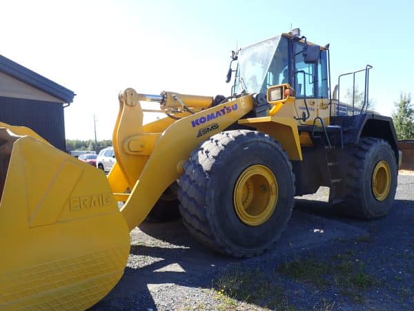 Loader Komatsu WA480-6 2009 avec godet