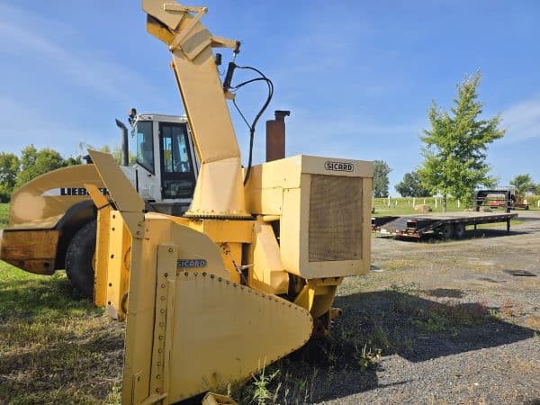 Souffleur Sicard 110 po avec tambour rotatif moteur Cummins - Stock#d9960b