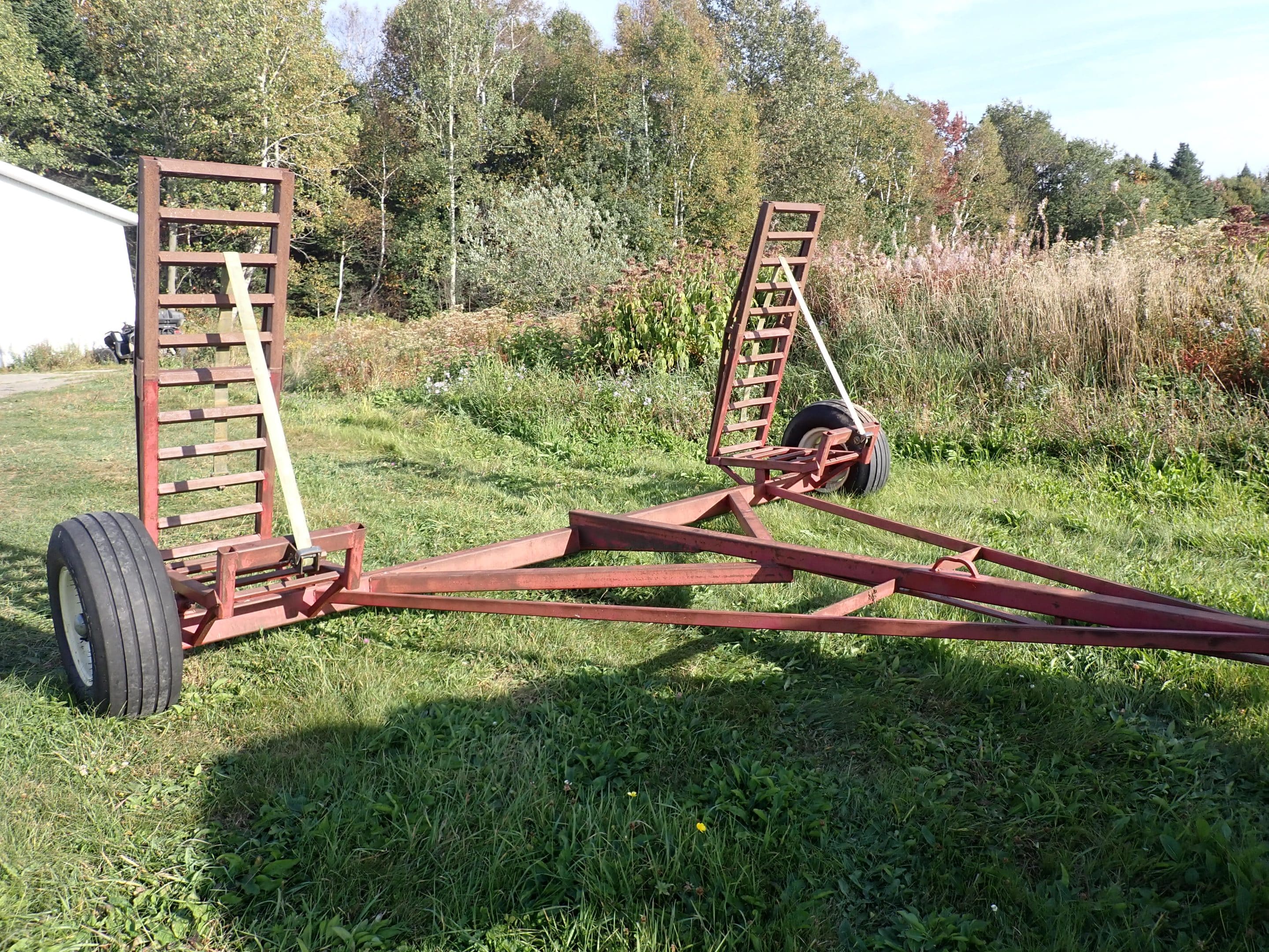 Andaineuse New Holland 1499T avec table de 18 pieds Macdon et buggy de transport pour andaineuse et wagon Horst pour table-Stock #S2362A/9636 – Image 19