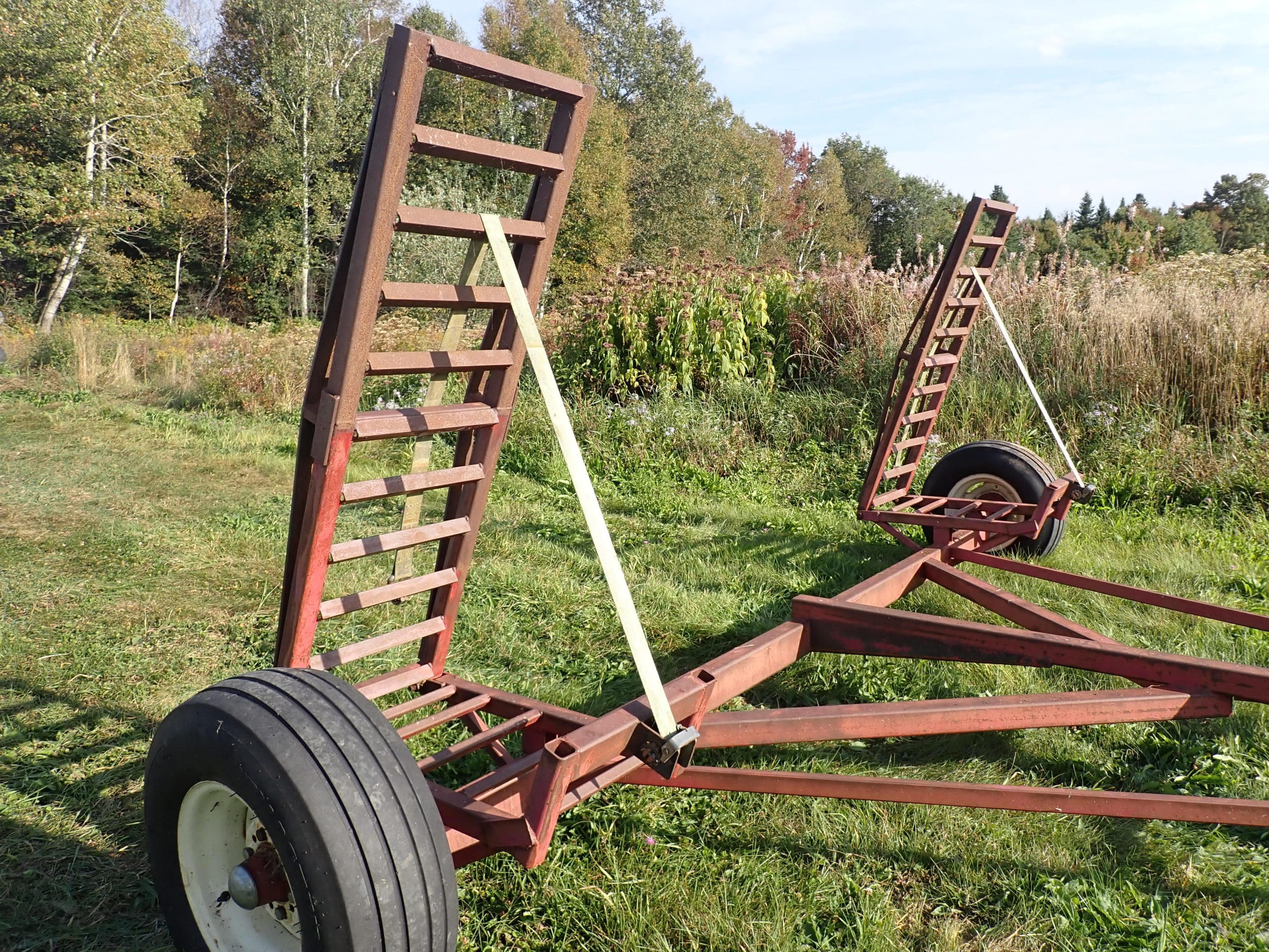 Andaineuse New Holland 1499T avec table de 18 pieds Macdon et buggy de transport pour andaineuse et wagon Horst pour table-Stock #S2362A/9636 – Image 20