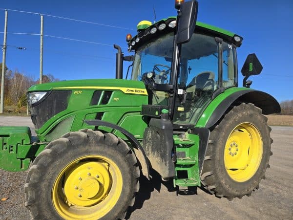 Tracteur John Deere 6R 110  ivt 40km, suspension avant, gps, full garantie 2027 - Année:2024 - 460hrs - Stock#d10198b