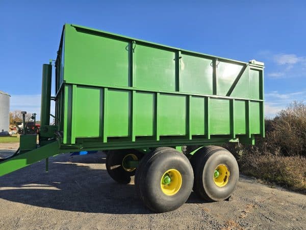Lemay 8x14 Ft Dump Trailer with 21.5-16.1 Tires and PTO Pump -Stock#D10202a
