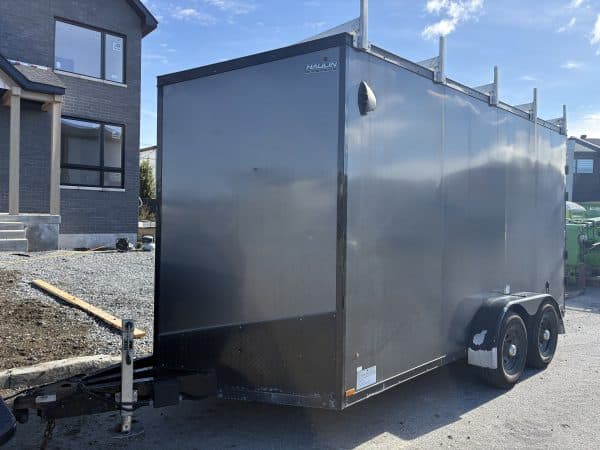 Remorque Fermée Haulin Essieux 5.200lbs-toit translucide-7x14-Année:2023-Stock#E1281A/10197