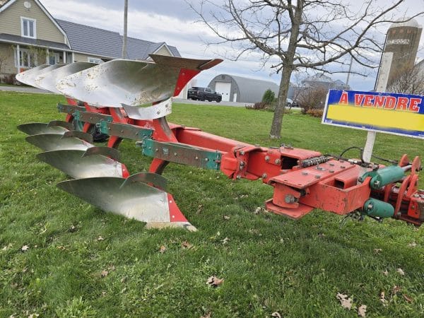 Kverneland PB115 Reversible 4-Furrow Plow, with Disc Coulters - Stock#D10234a