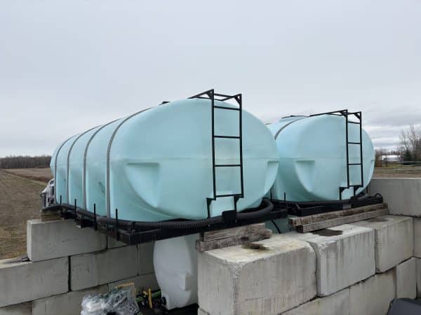 Réservoir d'eau 2.000 gallons avec système de pompe moteur Honda GX160 avec structure 7x12-Stock#E1301A/10346