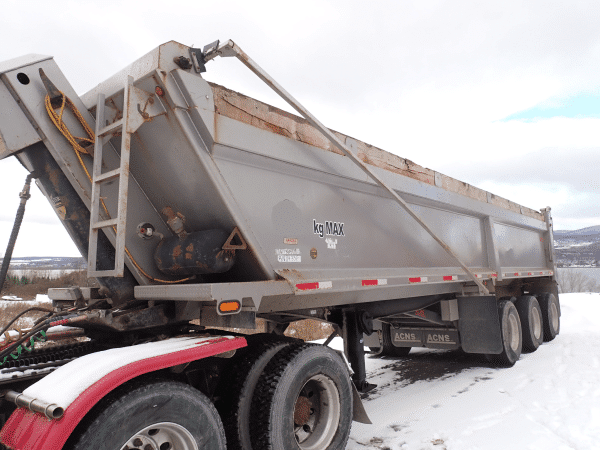 Remorque dompeuse ACNS 2021 3 essieux