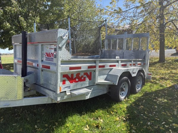 Trailer dompeur N&N 2 essieux 4910lbs Année-2024-Transfert de bail-Stock#E1265B/10086