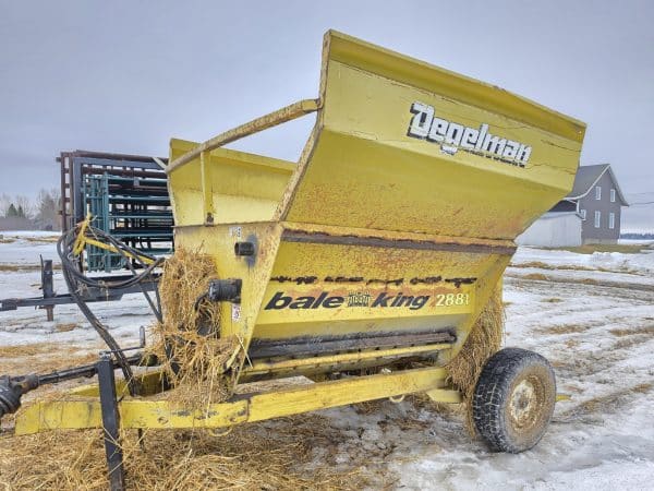 Hache-Paille Degelman bale king 2881 - Stock#d10580l