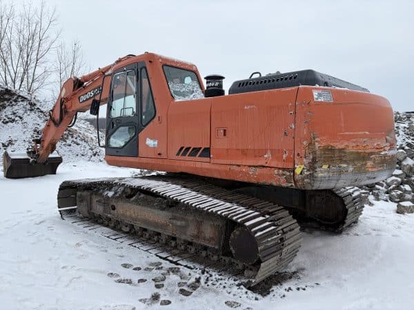 Daewoo Solar255LC-V excavator, manual Garrier quick coupler, 2 Garrier buckets - Year: 2007 - 12,000 hours - Stock #E1301C/10346