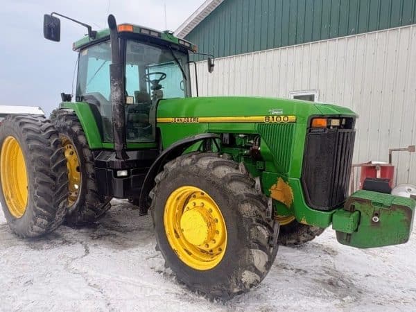 Tracteur John Deere 8100 full powershift, roue double - Année:1996-13150hrs Stock#d10807a