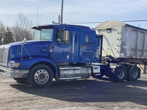 Kit Camion 10 roues couchette International 9200 eagle+Dompeur 3 essieux Mac avec téflon-1.775.000km-Année:1999-Stock#E1380A/10905