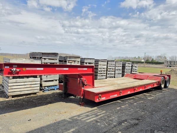Remorque Fardier 2 essieux plancher 16 pi refait (inspecté)- Année:1986 - Stock#d10198c