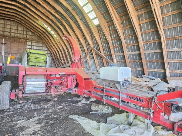 Fourragère Case ih FHX 300 rouleau craqueur, nez à foin - Stock#d10977a