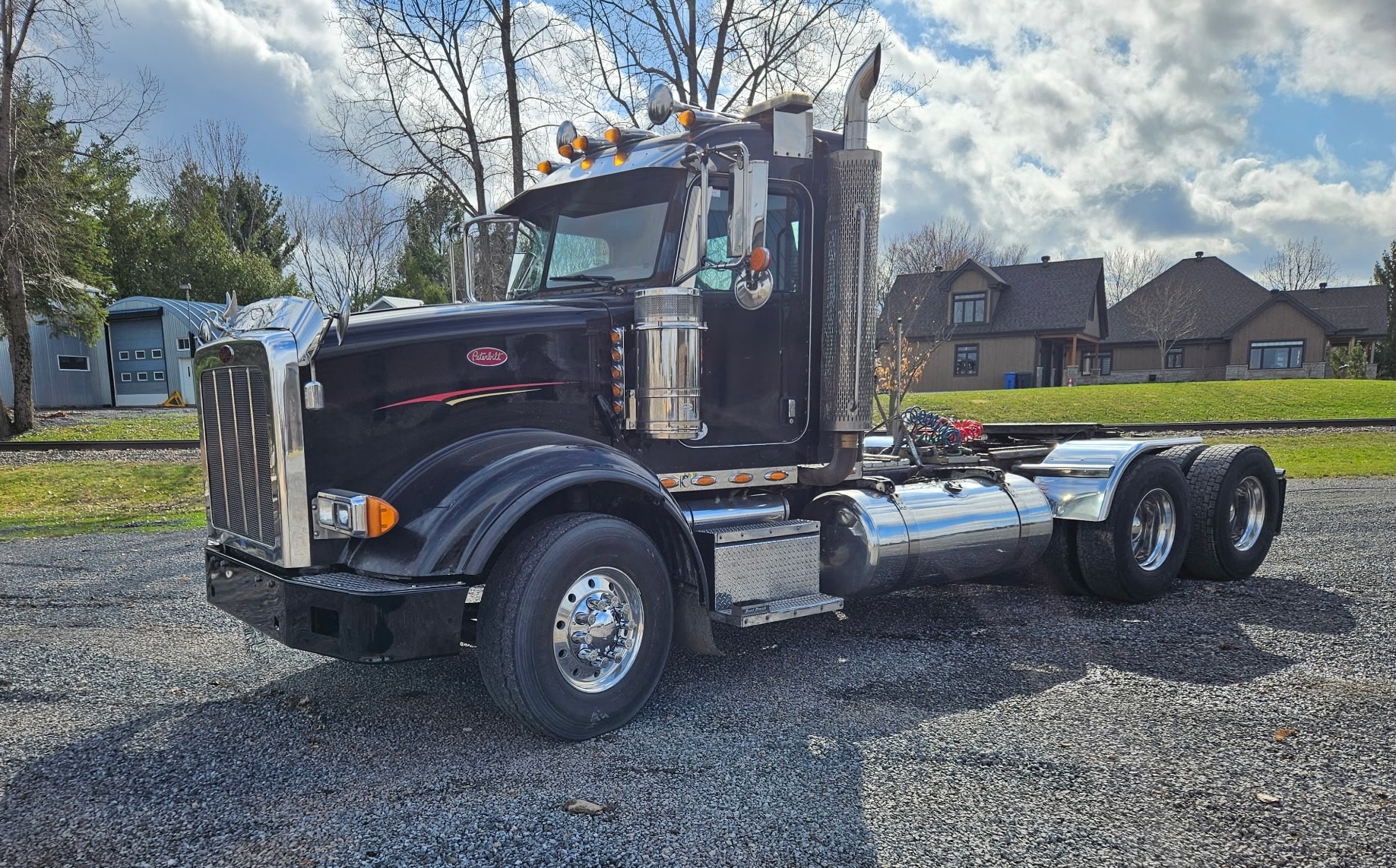 Camion 10 roues Daycab Peterbilt 367 moteur cummins 18 vitesses wetkit-530.000km-Année:2012-Stock#E1165H/9124