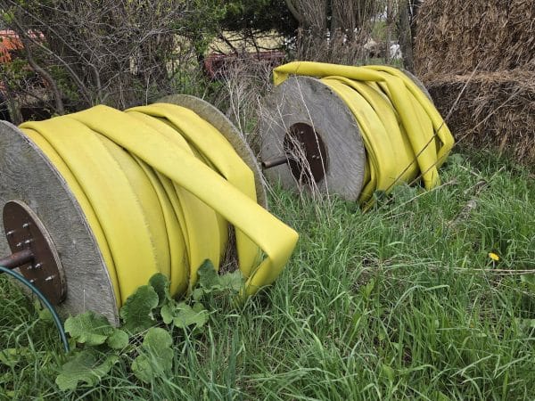 Ensemble épandeur à purin rampe 24 pi , pompe Doda R-4- 2 rouleaux 600 mètres 6 po - Stock#d11122j