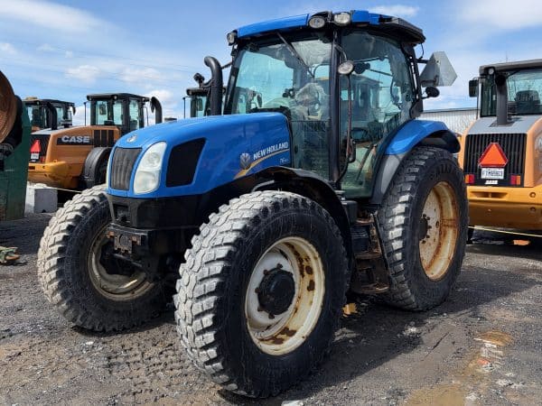 Tracteur New Holland T6140 avec souffleur inversé Artix-Année:2013-4000Heures-Stock#E1415A/9599