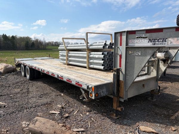 Trailer plateforme Gooseneck 30pi N&N 2 essieux 12.000lbs-Année:2019-Stock#E1397B/11027