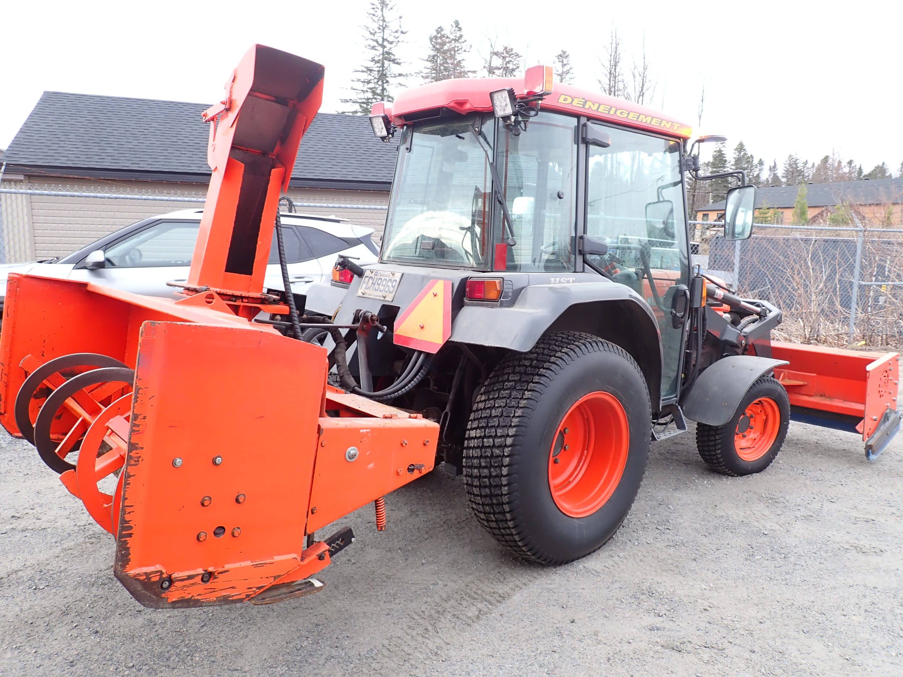 Tracteur avec gratte et souffleur Kubota L3430-2385HRS-Année 2005-Stock #S2558P/6693 – Image 3