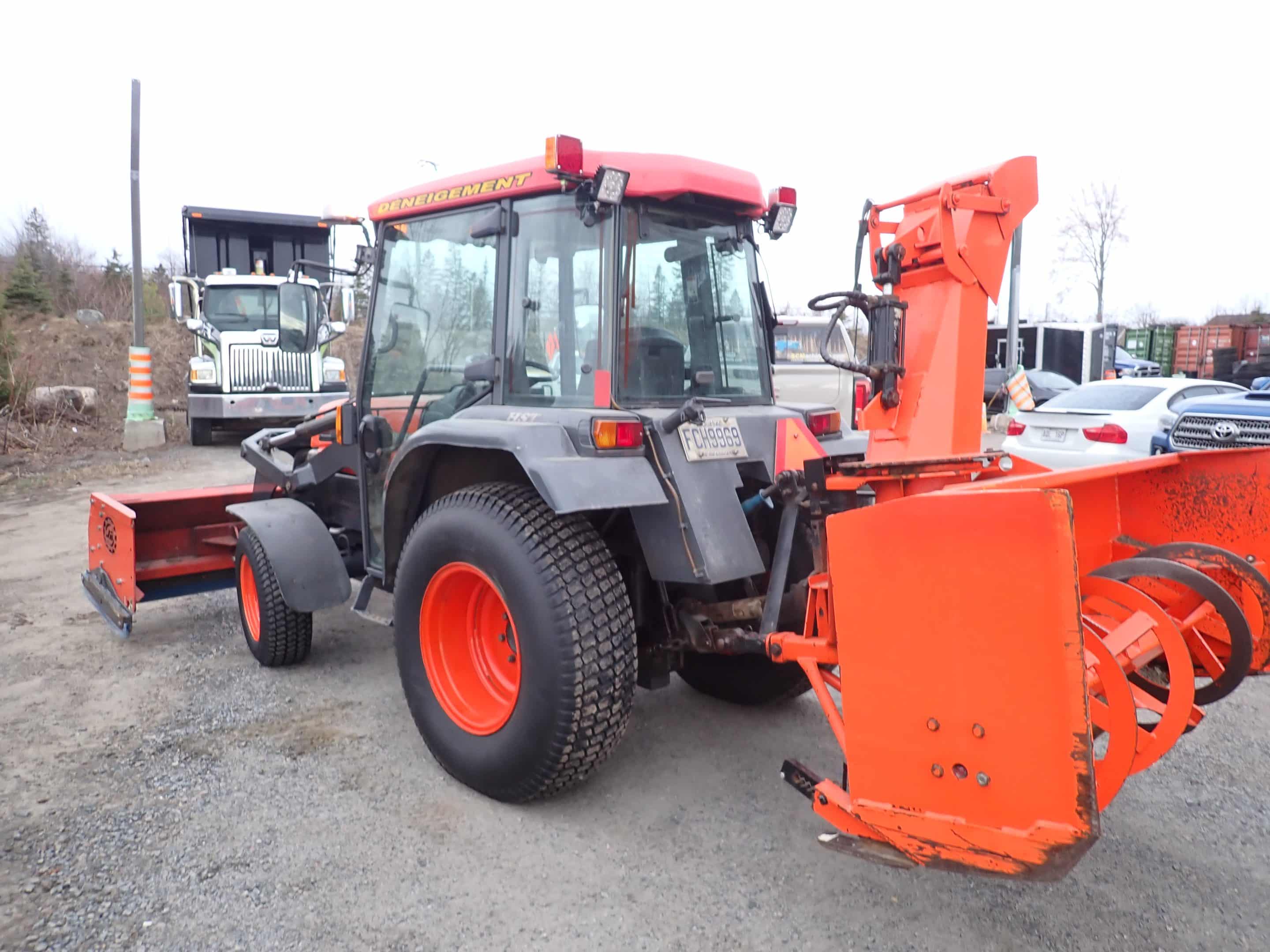 Tracteur avec gratte et souffleur Kubota L3430-2385HRS-Année 2005-Stock #S2558P/6693 – Image 4