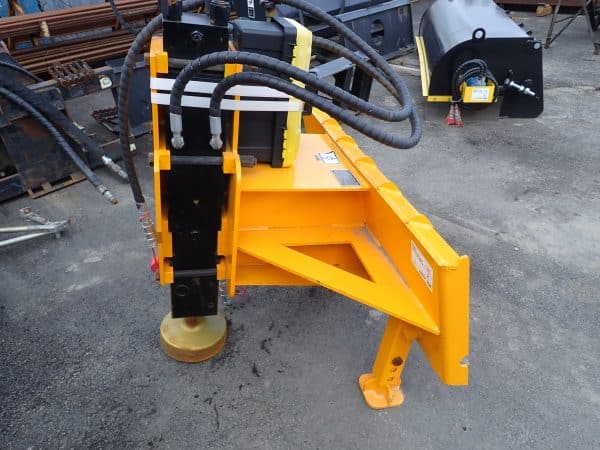 Planteur de piquet de fer Pile Hammer avec attache skid steer