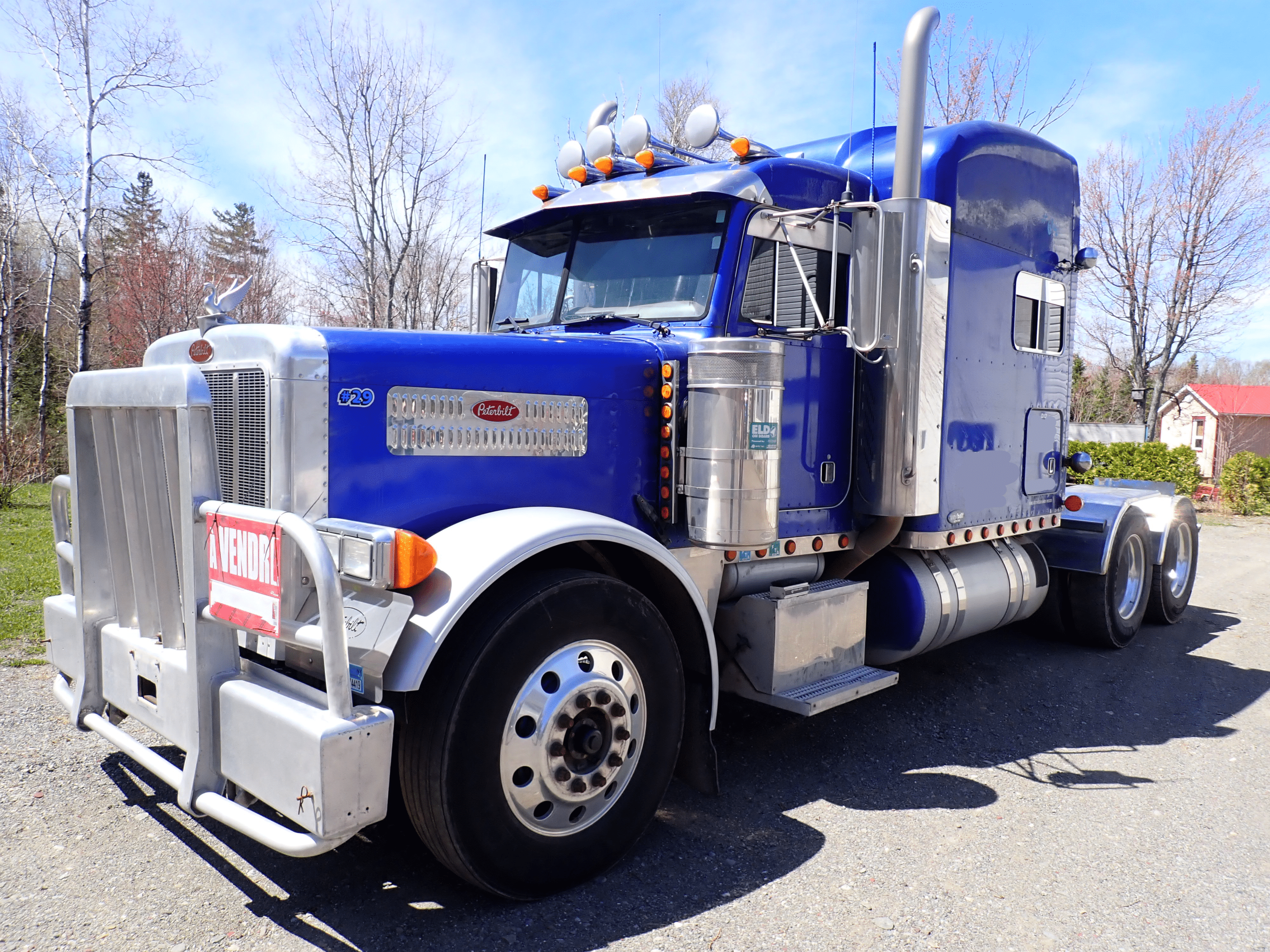 Camion 10 roues couchette Peterbilt 379 2004