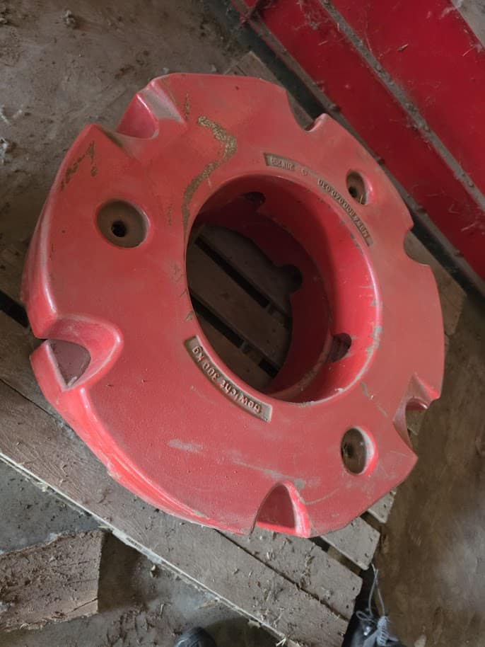 Pesée roue arrière de Fendt 2X 300kg - Stock#d11181c