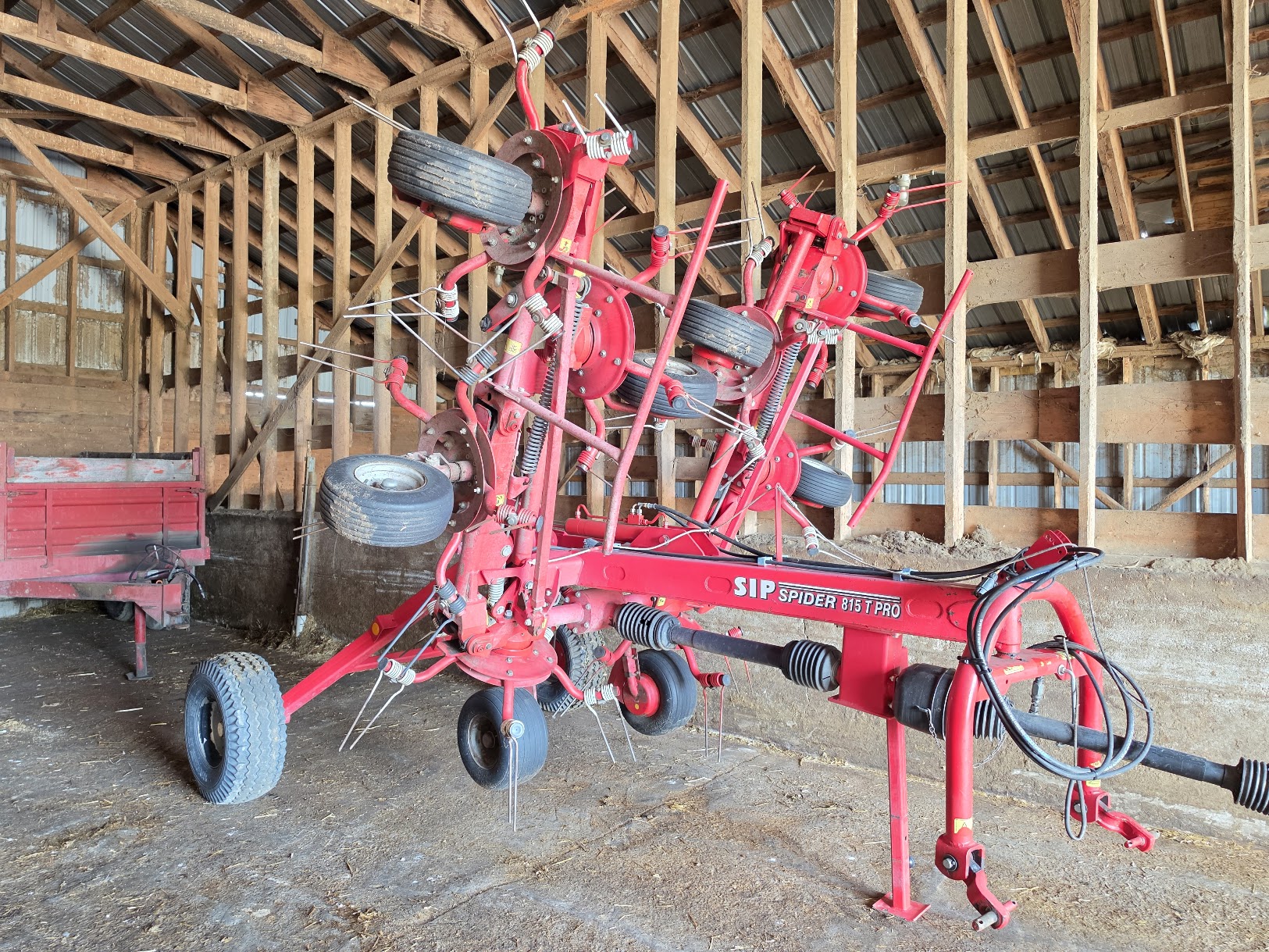 Faneur Sip  SPIDER 815T PRO 8 toupies semi porté-Année:2013-Stock#d11214b