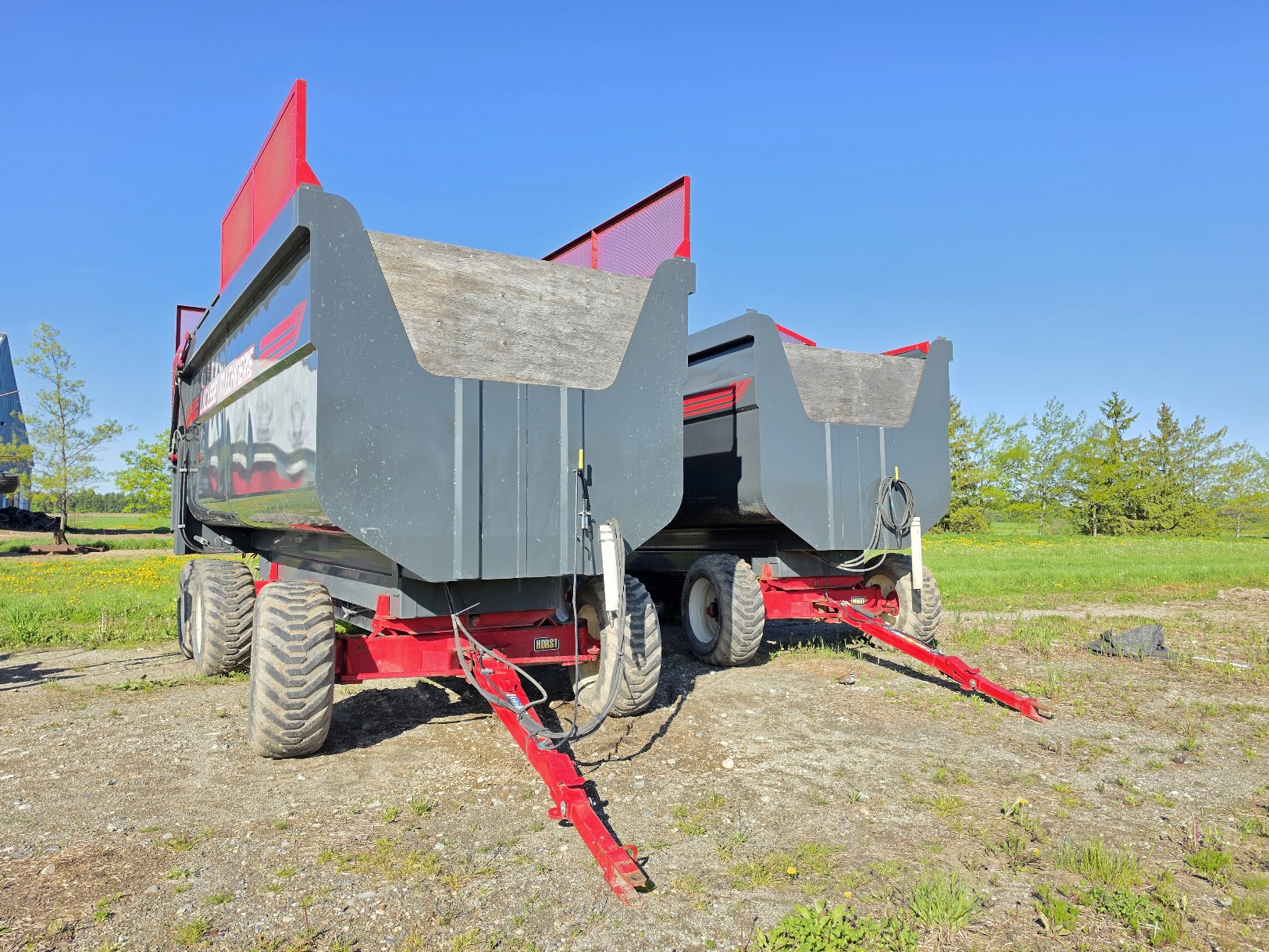 Dompeur Lacasse 20 pi avec wagon 6 roue 400/55-22.5-Stock#d11051m