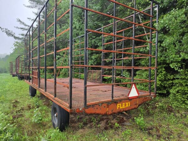 Voiture à ridelle FLEXI 20 pi 4 roues (possibilité de 4) - Stock#d11245l