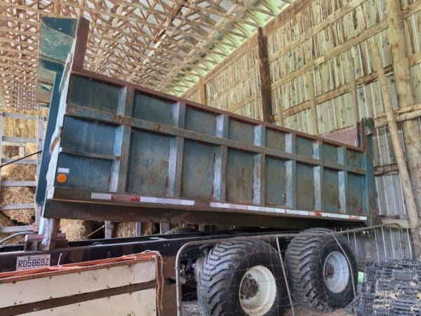 16 ft Dump Box with 600/55-22.5 Tire - Stock#d11281a