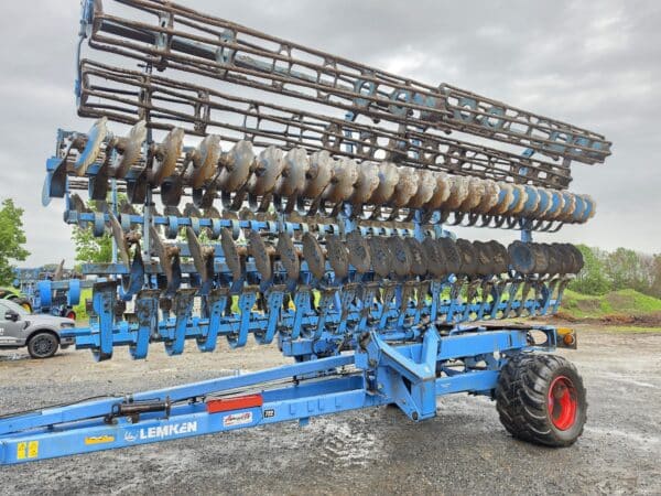 Lemken Heliodor 8 Disc Harrow 10 meters, 400/400 roller, leveling board-Year:2015-Stock#d11291d