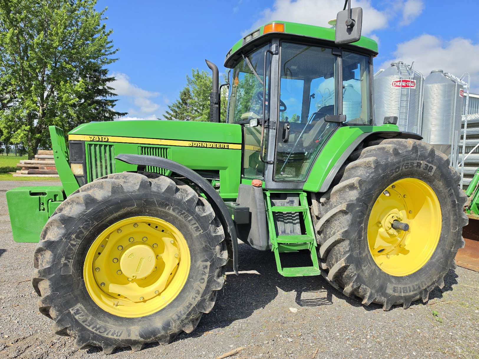 Tracteur John Deere 7410 (GPS AllyNav)-Année:1998-8275hrs-Stock#d11300g