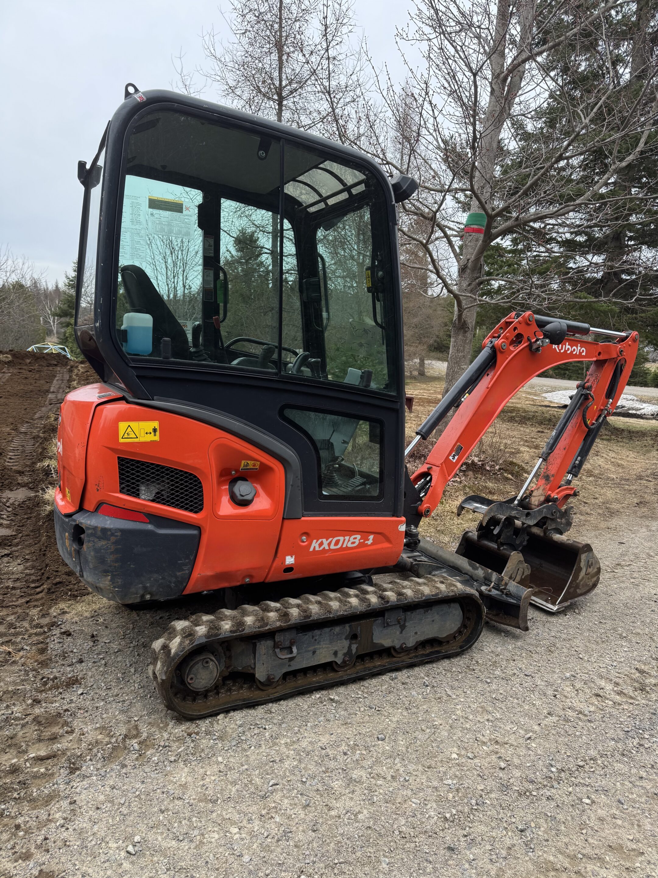 Mini excavatrice Kubota KX018-4 Année:2022 -950 heures -Stock#P1535/11255