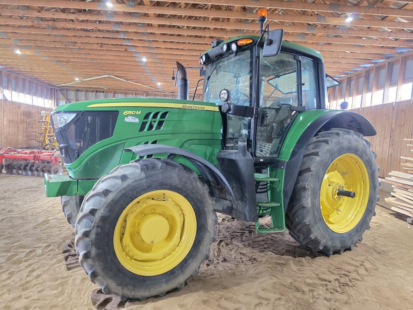 Tracteur John Deere 6150M power quad -Année:2014-2120hrs-Stock#d11395b