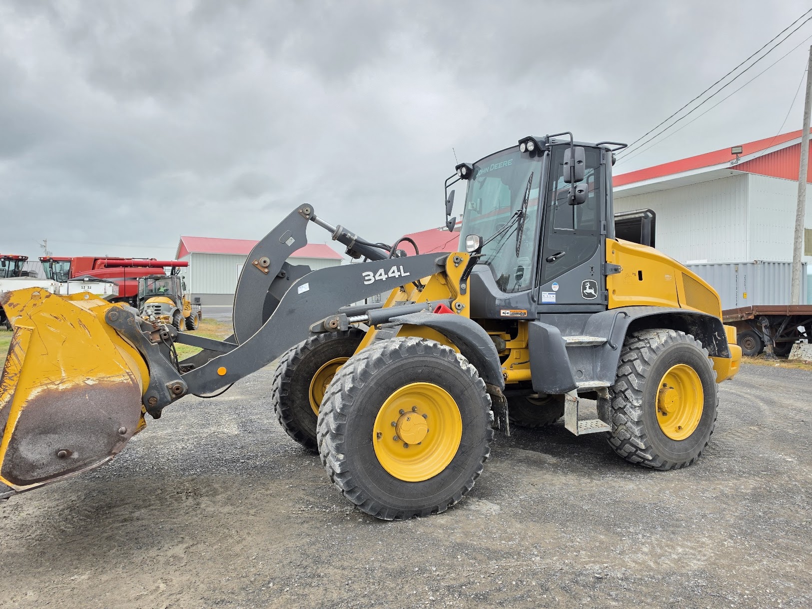 Chargeuse John Deere 344L godet(jamais fait de neige)-Année:2018-Stock#d11396a