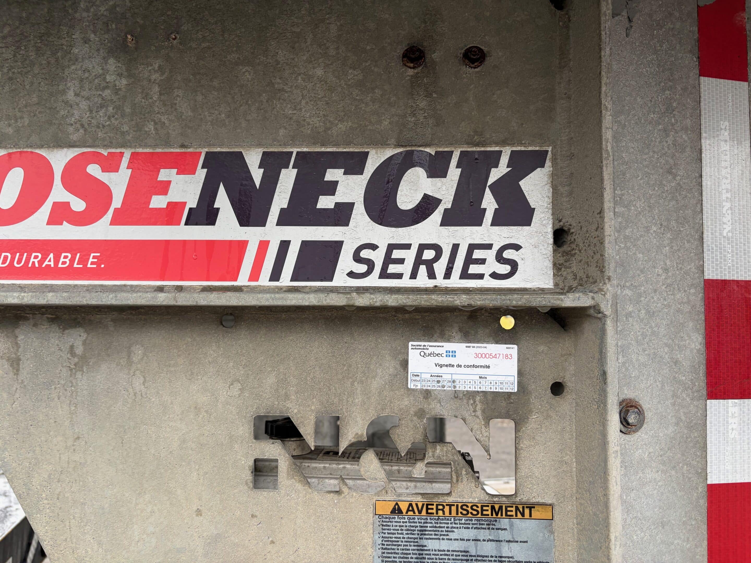 Remorque Gooseneck N&N Galvanisé 2 essieux 12.000 lbs 22pi plateforme+5pi rampes-Année:2019-Stock#E1366E/11331 – Image 11