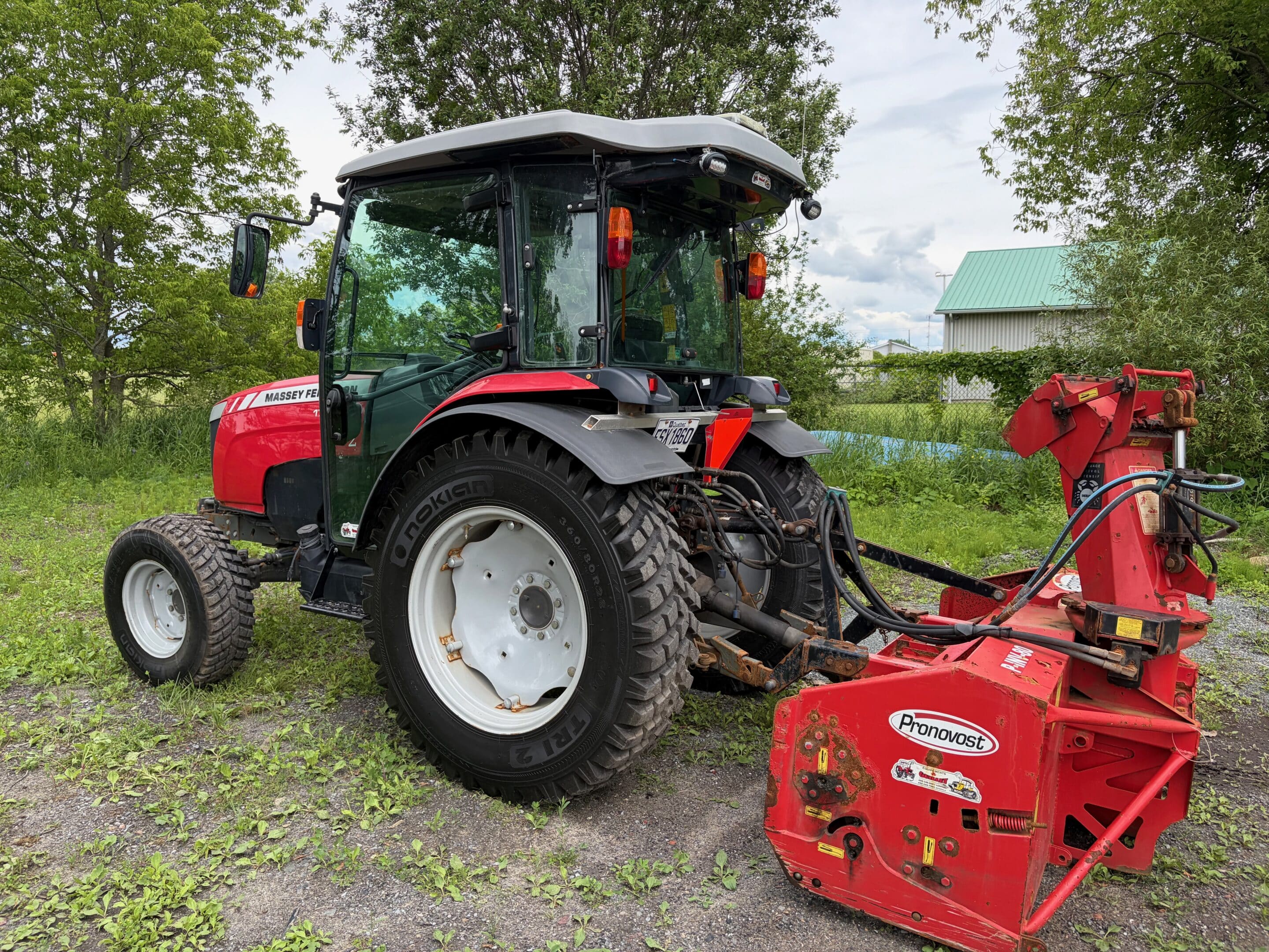 Tracteur Massey Ferguson 1760M souffleur Pronovost-1500 heures-Année:2019-Stock#E1427C/9973 – Image 3