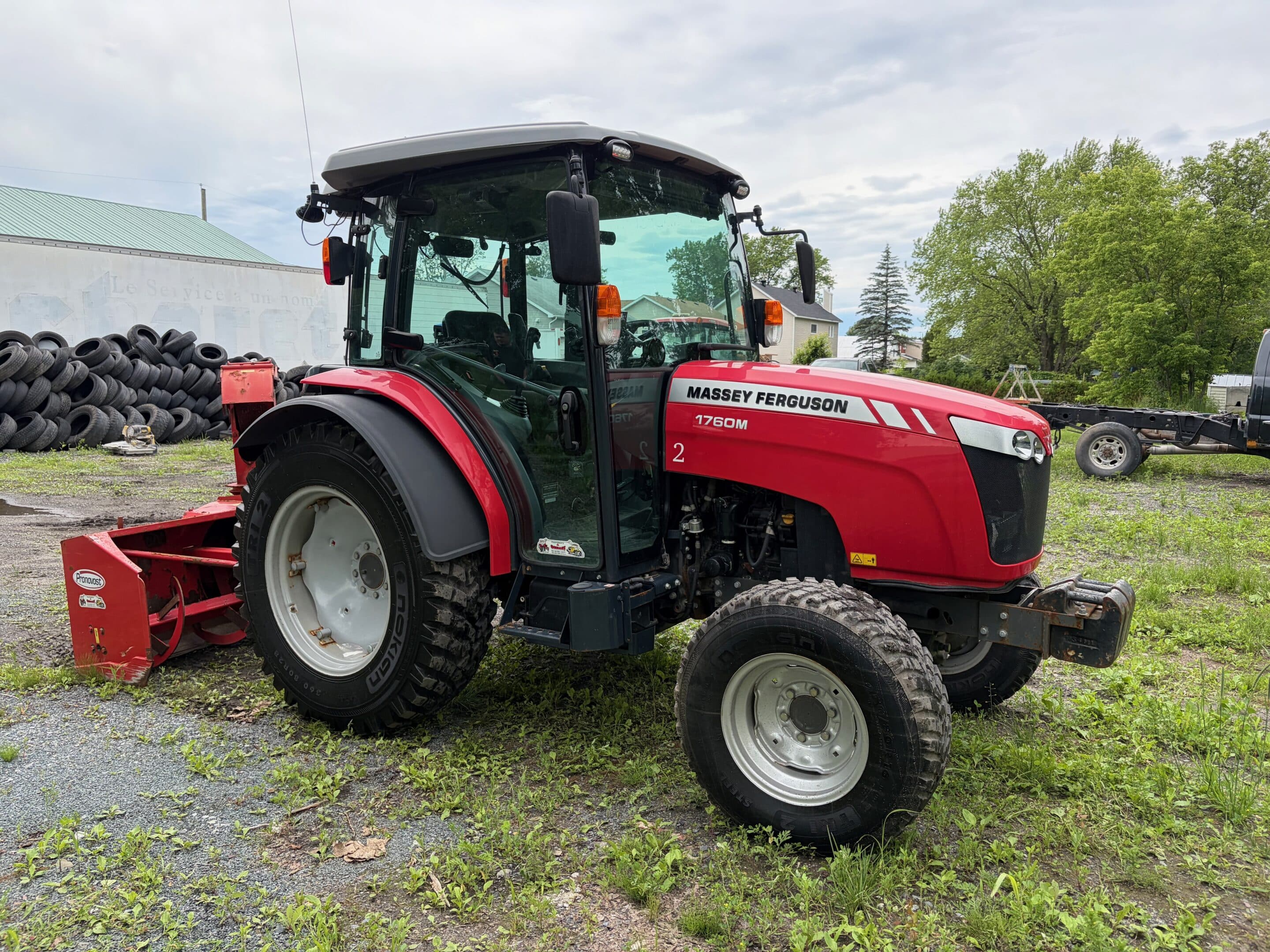 Tracteur Massey Ferguson 1760M souffleur Pronovost-1500 heures-Année:2019-Stock#E1427C/9973 – Image 5