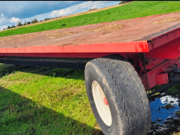 36 ft flatbed trailer with Horst 505 undercarriage, 445/65/22.5 tires - Stock#d9455h