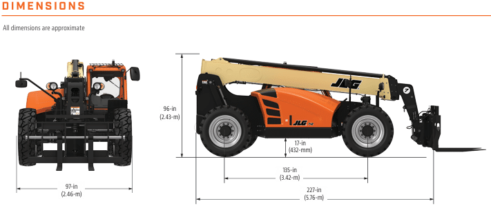JLG 742 Telehandler Year: 2021 - 1340 hours Stock#P1550/a - Image 14