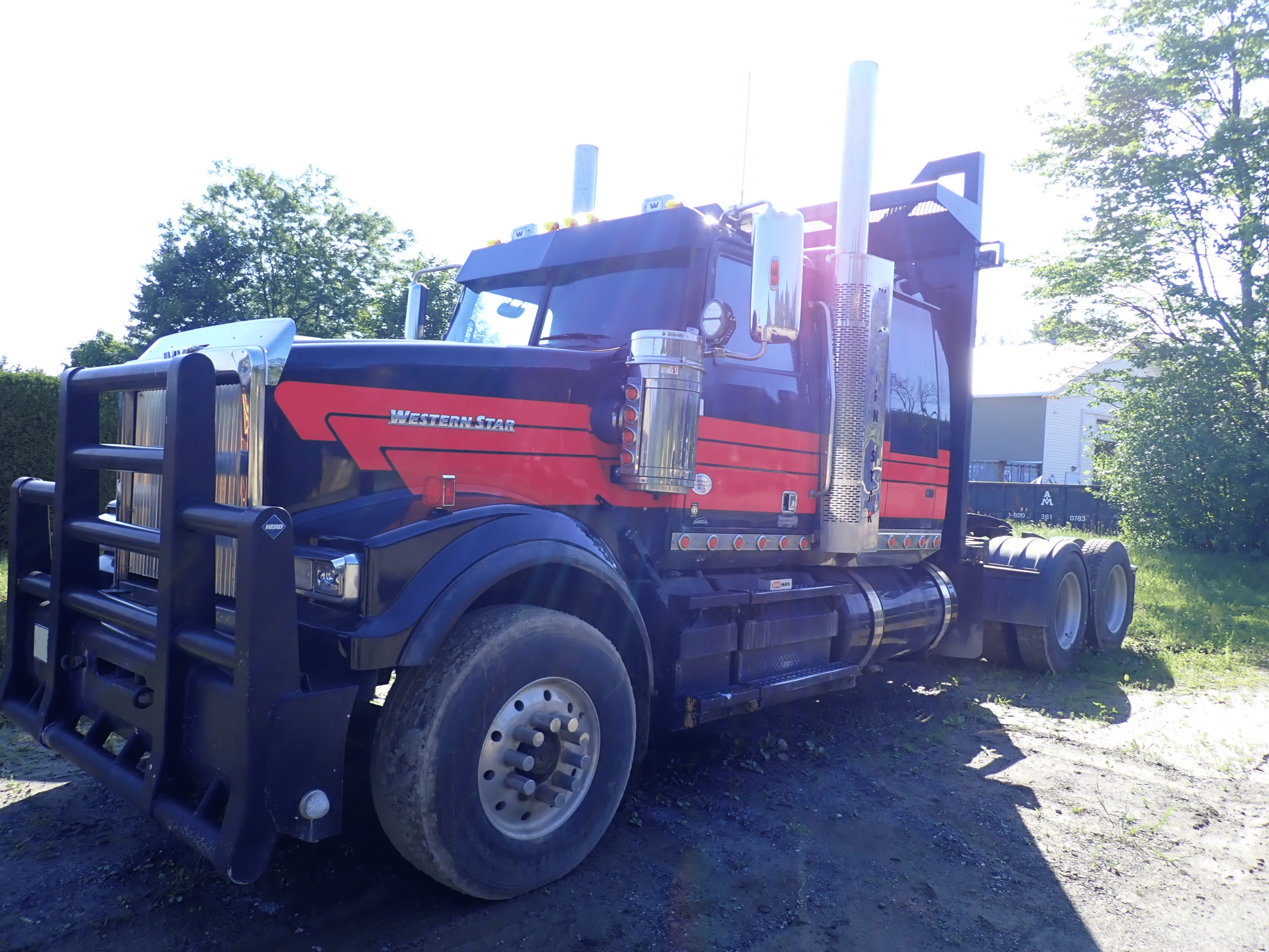 2022 Western Star 4900SF 10-wheeler sleeper truck with wet kit for Rotobec self-loader-159,964 miles-Stock #S2608C/11432 - Image 2