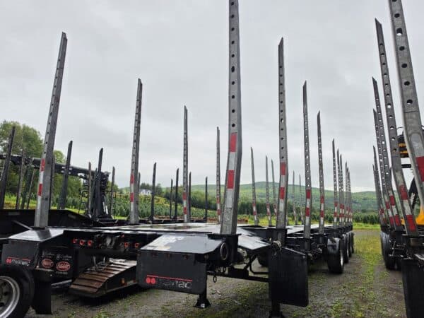 Manac 4-Axle 51 ft Log Trailer - loader ready - Year: 2024 - Stock#d11617c