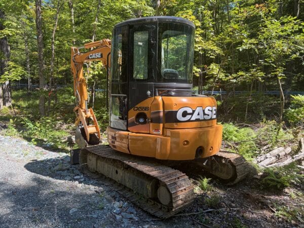 CASE CX55 Compact Excavator hydraulic quick coupler thumb 2 buckets-Year: 2008-2,700 hours-Stock #E1362C/10763